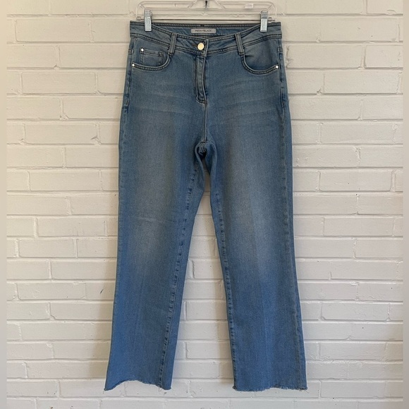 Pennyblack Classic Women's Straight Leg Jeans w/ Lightly Frayed Hem, SZ 6 EUC - Picture 1 of 5